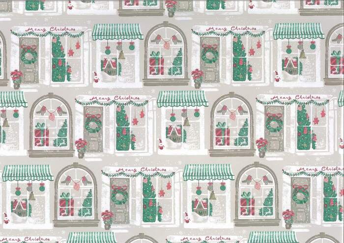 Julegavepapir assortert 1 x 5 meter